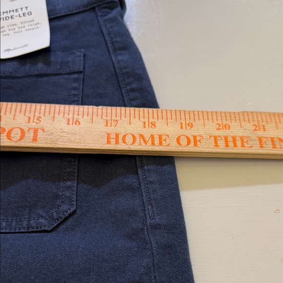Madewell The Petite Emmett Wide-Leg Pant: Patch Pocket Edition Size 28 Petite - Picture 11 of 14